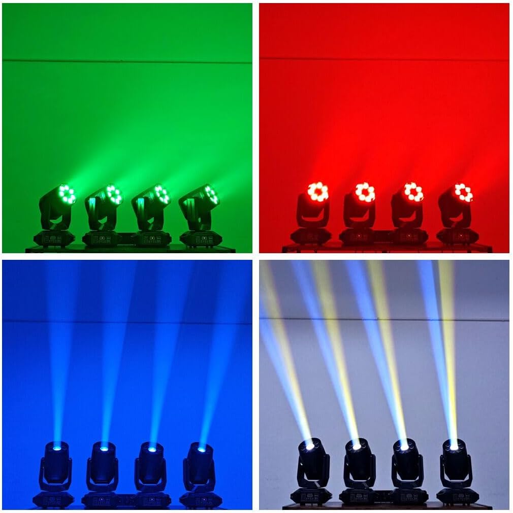 170W Moving Head Light Beam Spot(100W) and Wash Lighting(70W) 2 in 1 with 5-Facet Prism for Party DJ Disco（1PC
