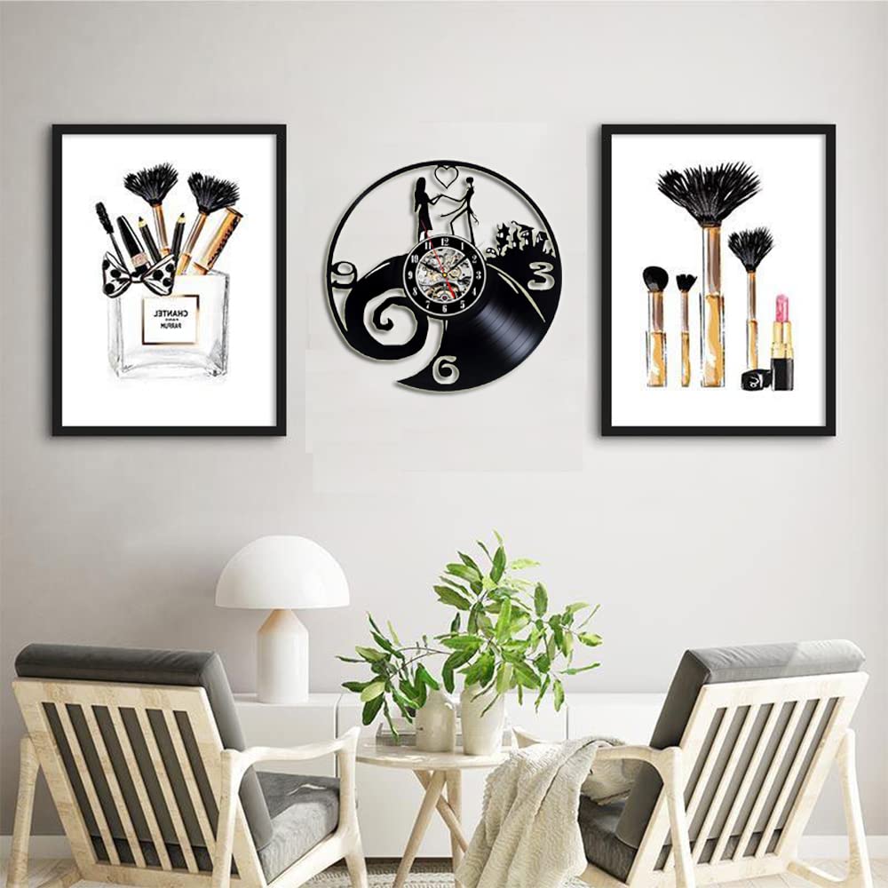 Orologio Da Parete Legno E Metallonero 40 Cm - Stile Antico, Silenzioso, A Batteria, Per Casa O Fattoria - Foto 9