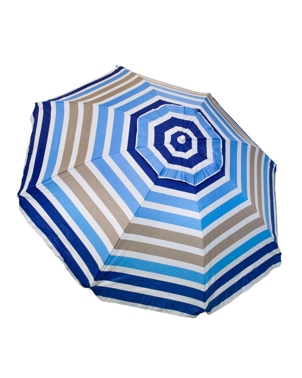SUN & SURF Parasol de plage premium avec ventilation 220 cm, mât inclinable, pointe Twister et joint de double sécurité UPF 50+ UV