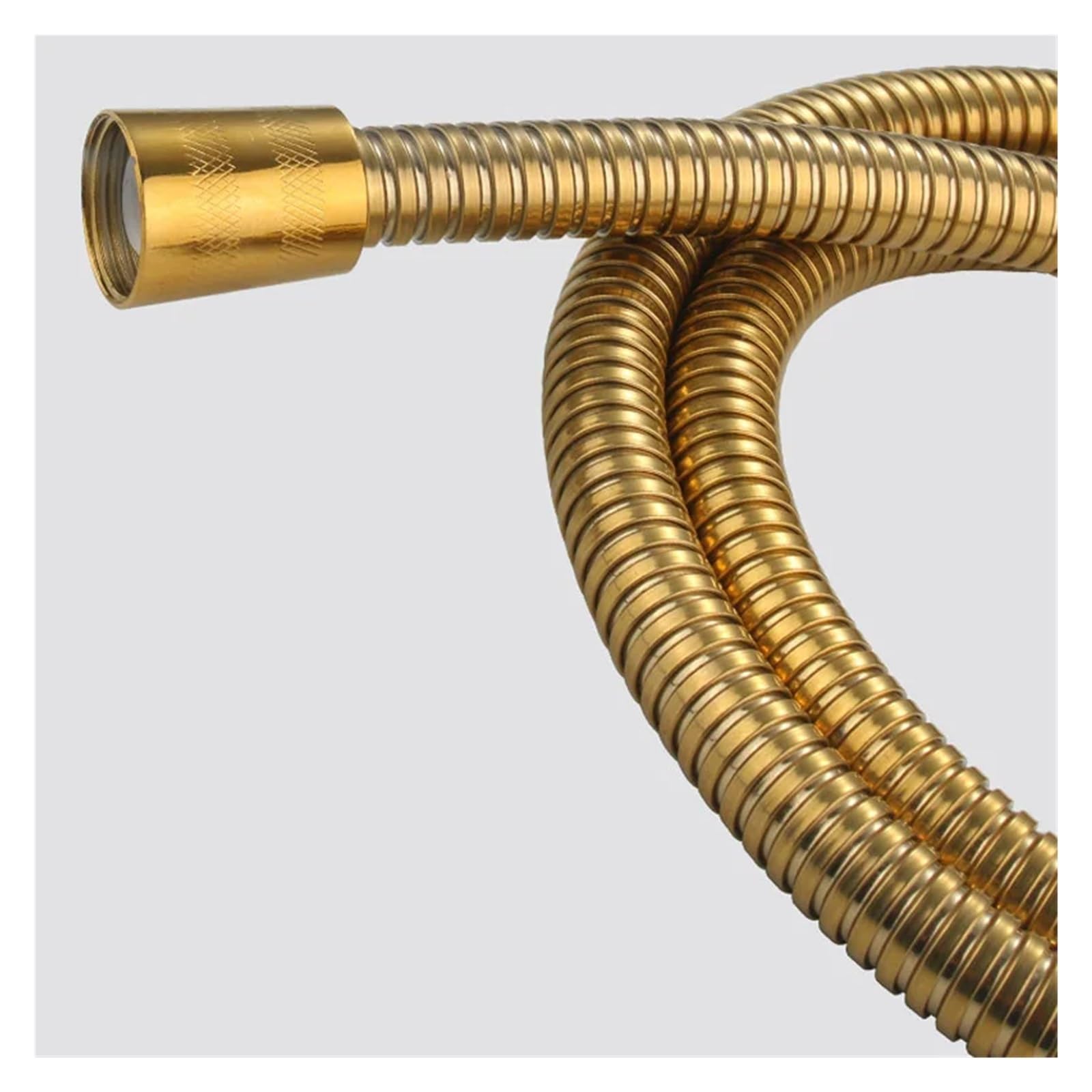 Wit roestvrij staal flexibele doucheslang lange badkamer douche waterslang verlengstuk sanitair pijp trekken buis-80cm