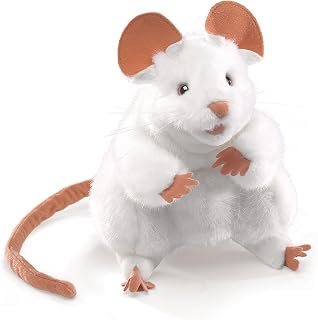 Folkmanis, Puppet Mouse White