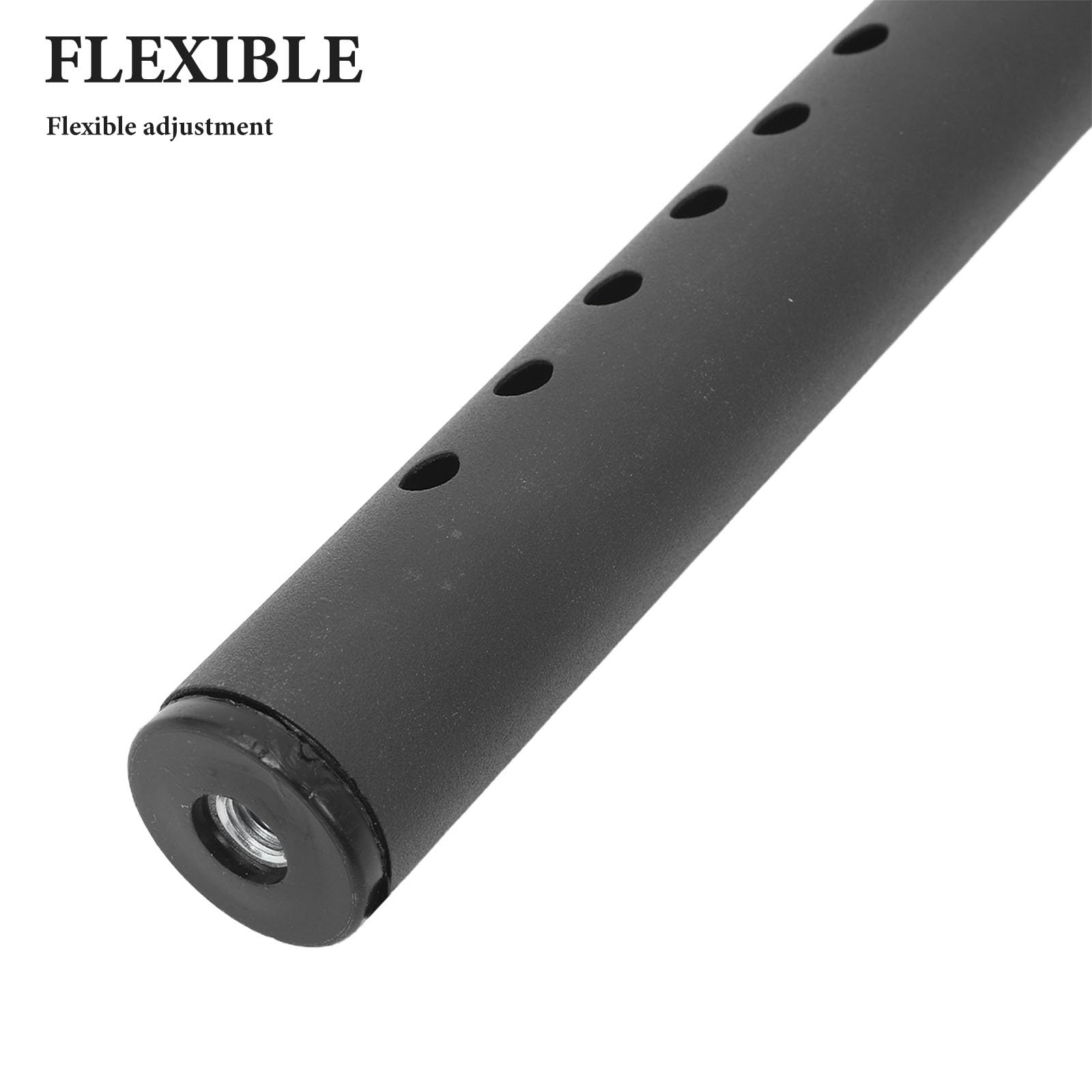 Barre de Sécurité Réglable pour Porte Coulissante et Fenêtre Barre Anti-effraction Acier Renforcé pour Balcon Chambre Protection Garçon Fille et Animaux Noire