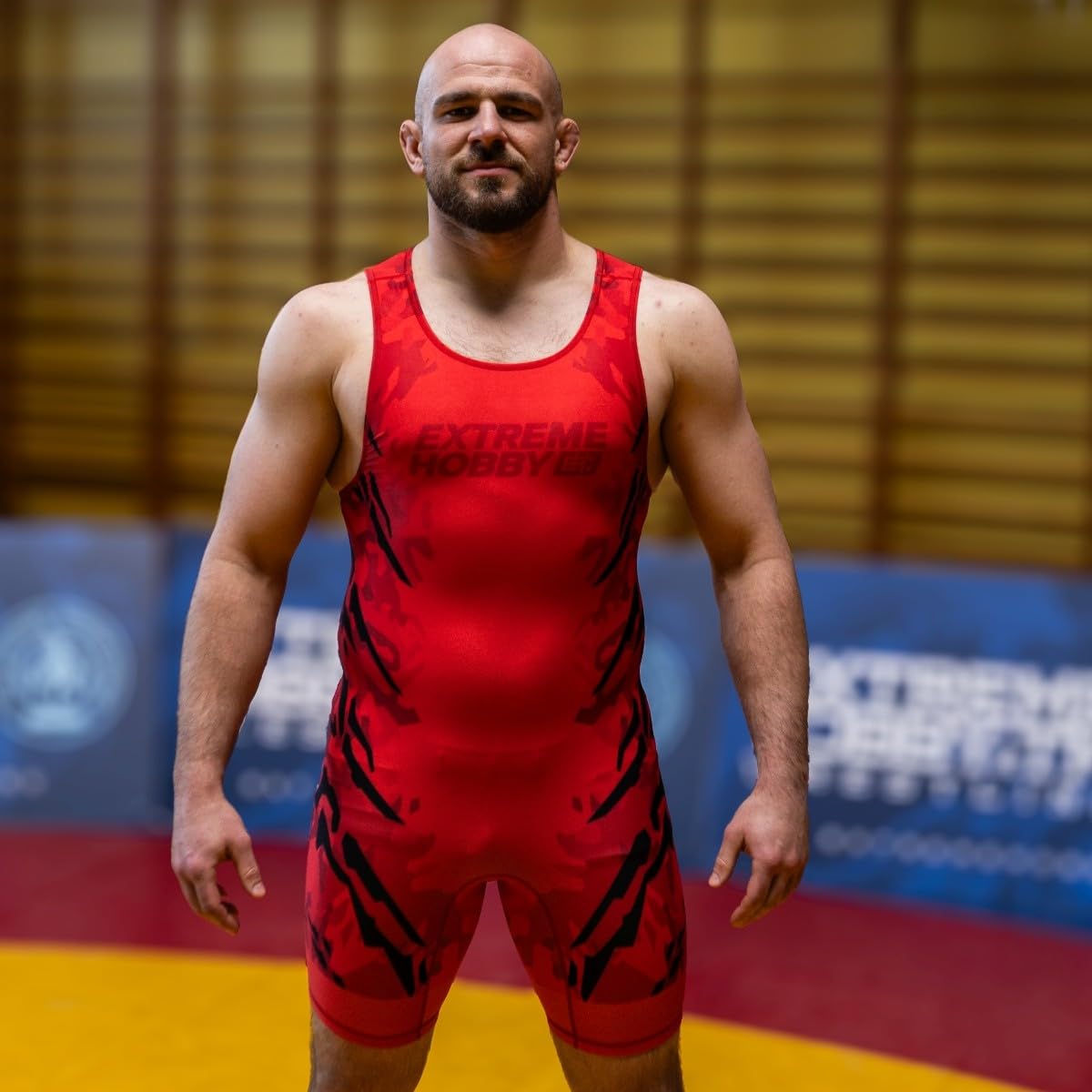 Canottiera da Lotta da Uomo Black Panther – Body da Wrestling Professionale, Abbigliamento da Lotta, Singlet da Uomo