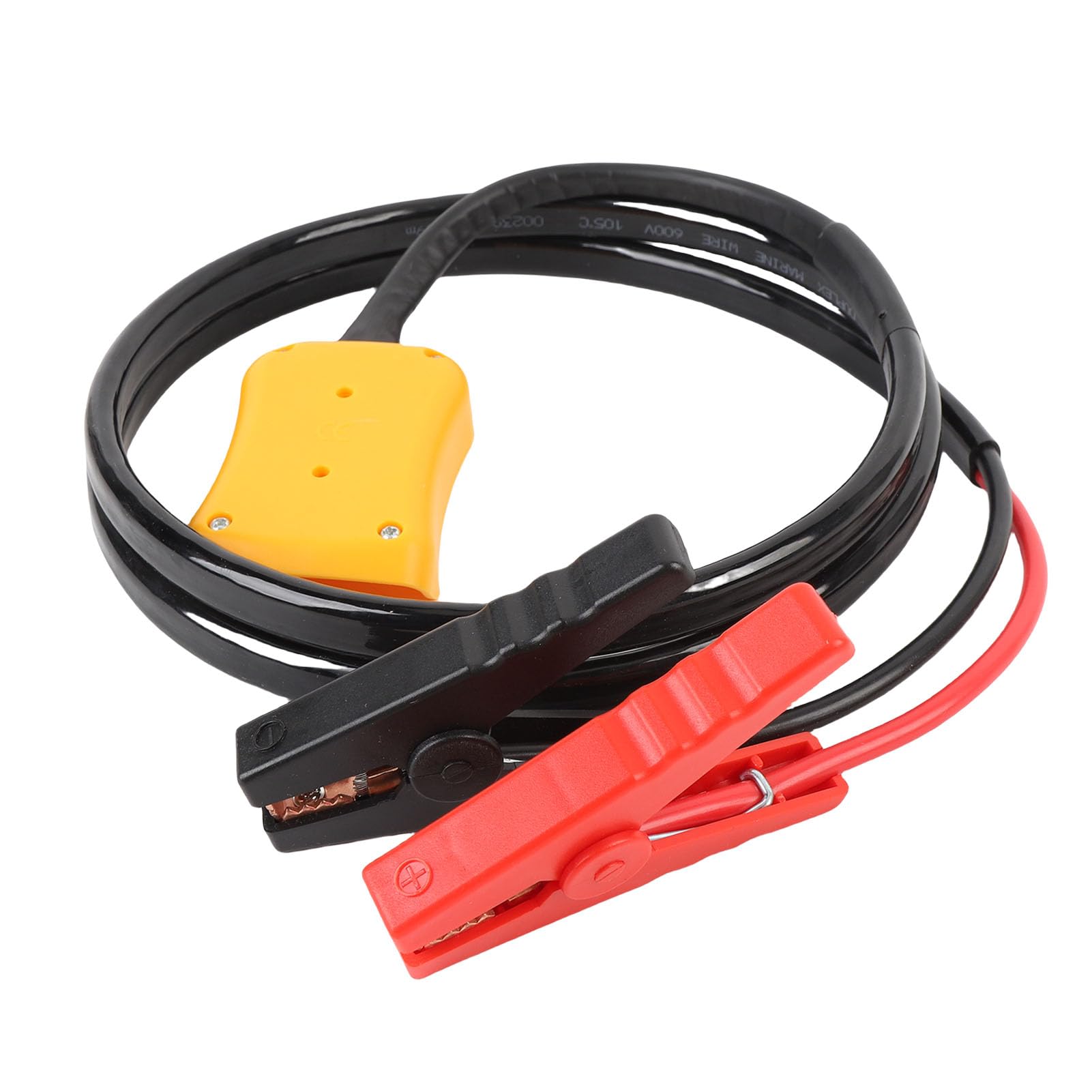 Qqmora Cables de Puente con Adaptador, Abrazaderas de Cable de Arranque de Batería de 8 AWG de 6 Pies para Baterías de 20 V, Automóviles, Camiones, SUV, Motocicletas, Alambre Reta