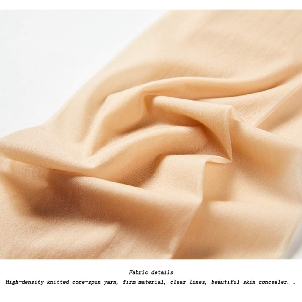 Collant Donna, Collant Morbidi Trasparenti, Collant rinforzati a Tutta Lunghezza, Leggings rinforzati a Lunghezza di Calze, Collant a Vita Alta,Flesh,2 Pair