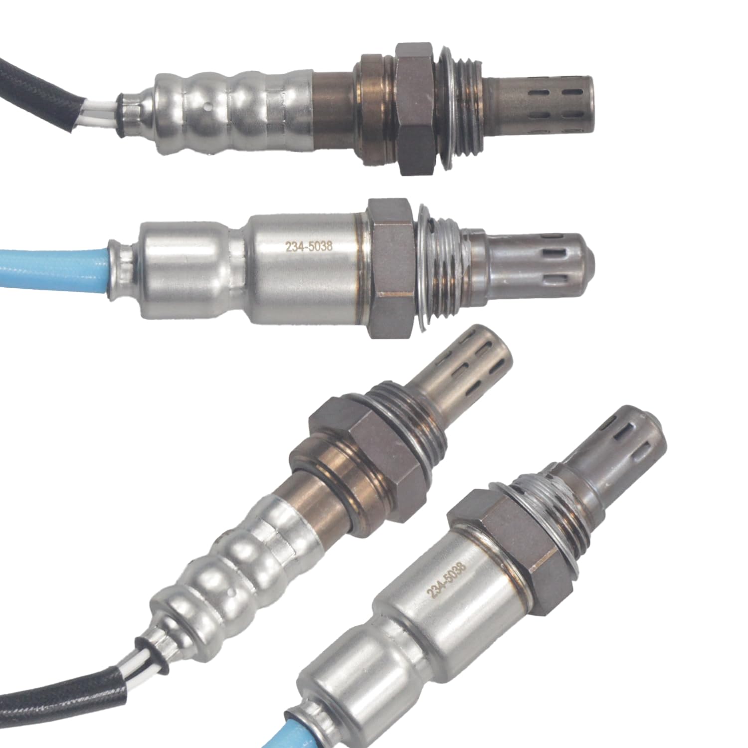 Set of 4 Oxygen O2 Sensor Compatible with Ford 2013-2015 3.5L Explorer Taurus Flex 2011-2014 3.7L F-150 Mustang Lincoln 2013-2016 3.7L MKZ MKS MKT 234-5038 234-4490