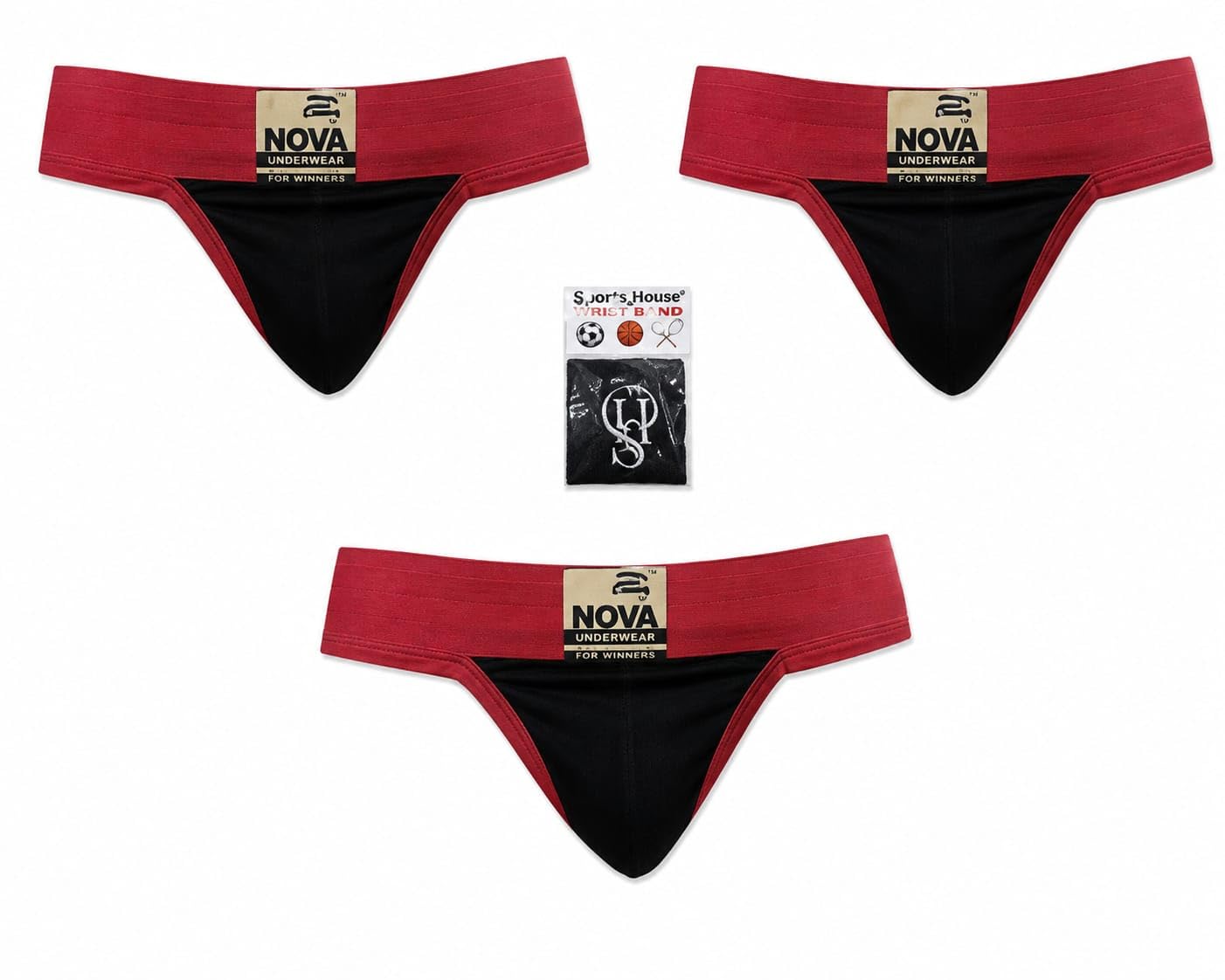 spotlifesz pack of 3 men’s supporter for gym & sports | comfortable cotton stretch supporter with secure fit | athletic jock strap for workout, running & exercise