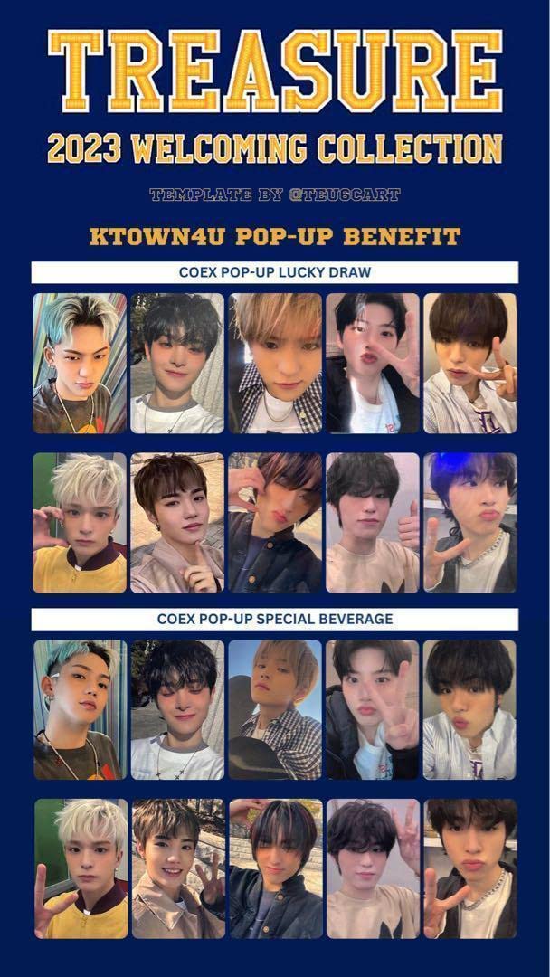 アイドルグッズ TREASURE 2023 WELCOMING COLLECTION TREASURE 2023 WELCOMING COLLECTION - Kpop USA