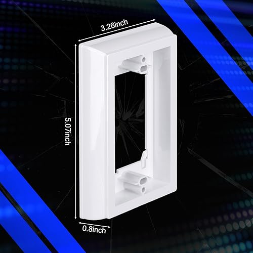 Miniatura 2 de Kanayu Extensores de caja eléctrica de una sola banda de 45 pulgadas, con certificación UL, extensores de receptáculo para caja eléctrica e