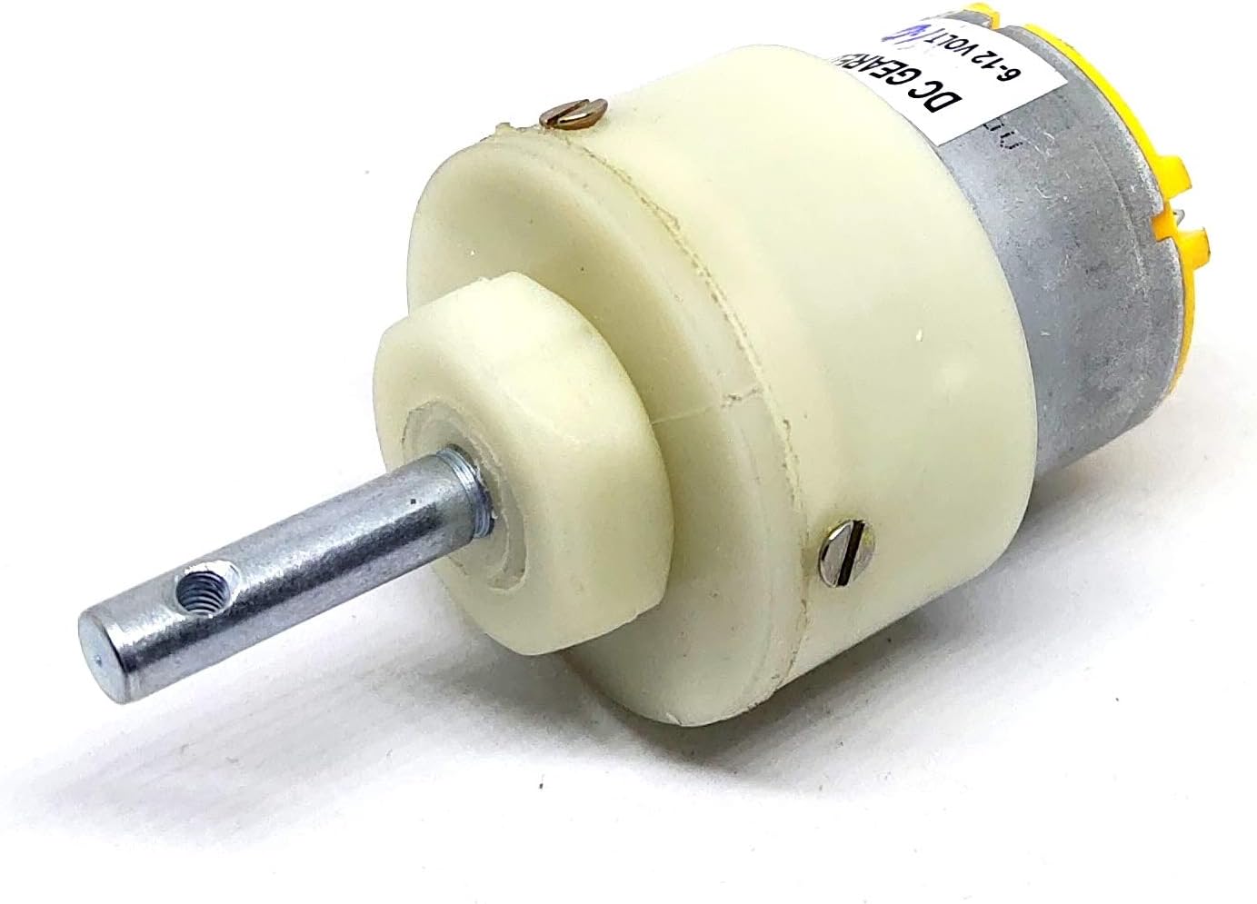 INVENTO 1pcs 6V - 12V 5 Kg-cm 10 rpm DC Motor Metal Geared Motor for Robot Car