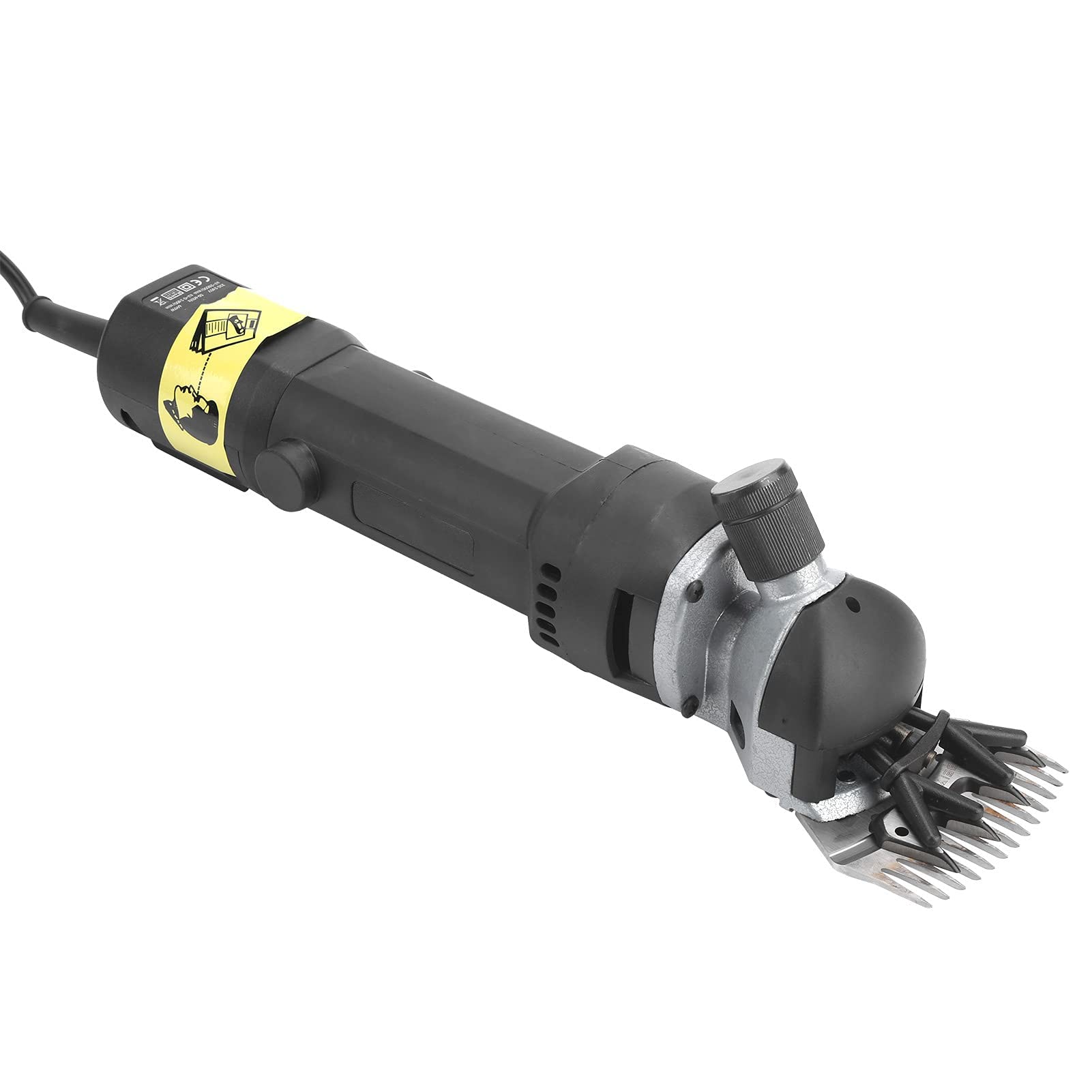 Tijeras de Lana, Esquiladora Ovejas 6 Niveles de Ajuste de Velocidad Cortadora de Ovejas Eléctrica Herramienta de Corte de Mango de Corte, con Cable de Alimentación de 5 m (EU Plug)