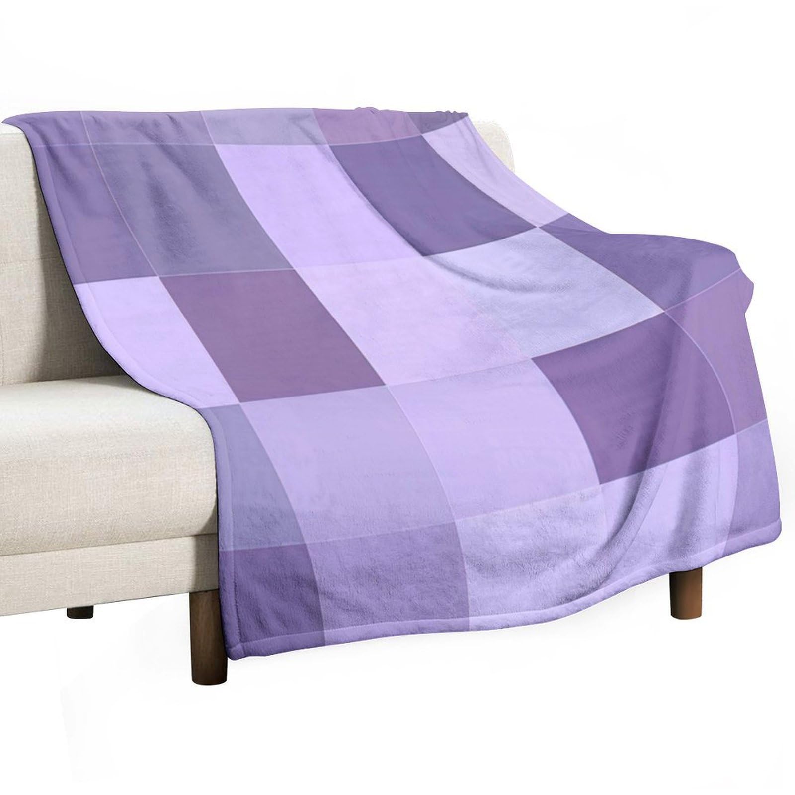 Plaid chaud violet de 152 x 203 cm, le cadeau réconfortant parfait pour femme et mari