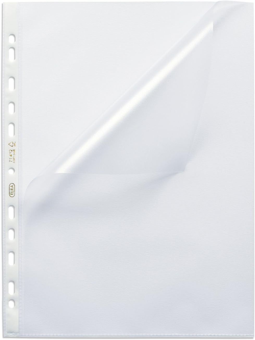 Elba Document Wallets Transparent, 0.12 mm A4, PP Oben Offen