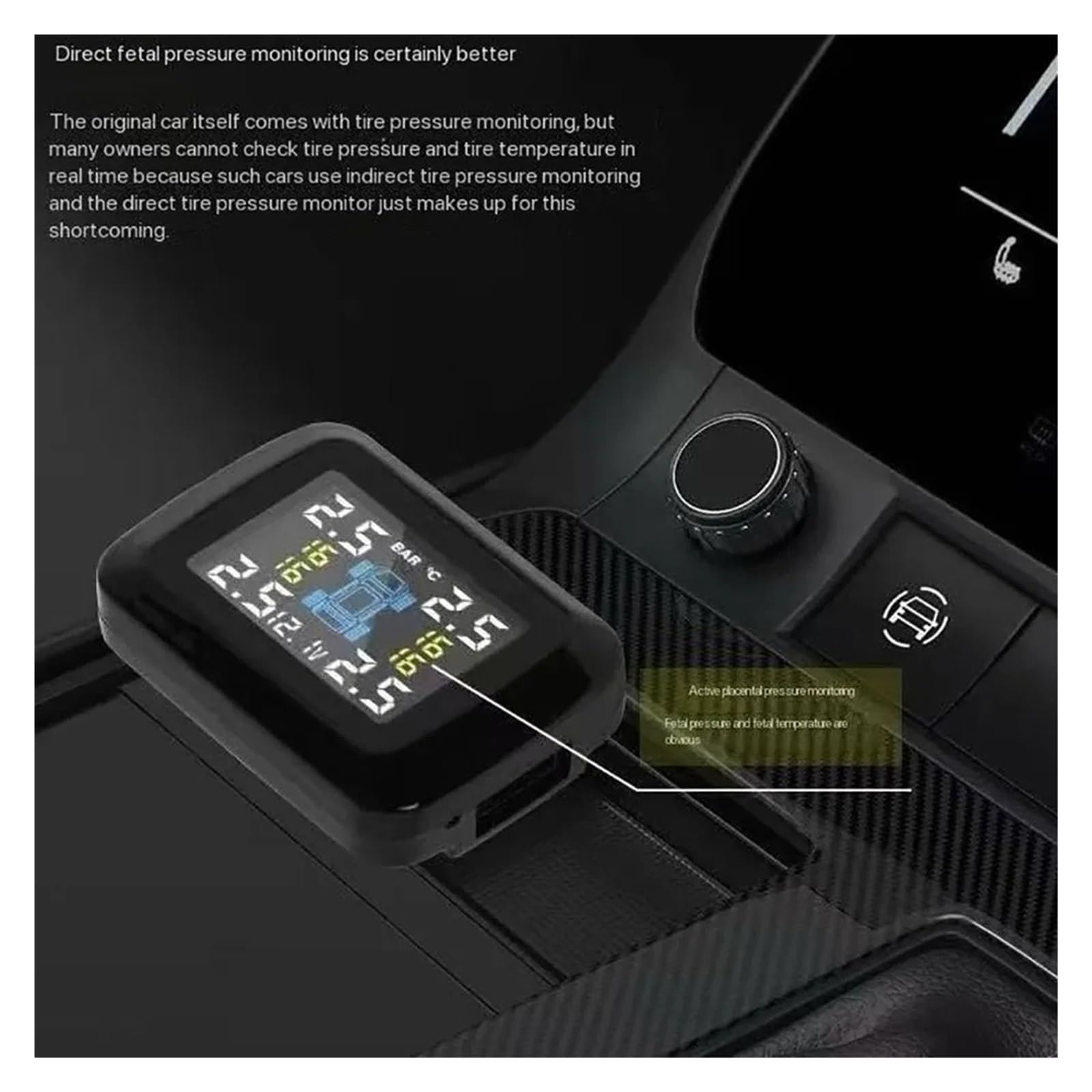 Capteur Pression Pneu Voiture Alarme Système Surveillance Pression