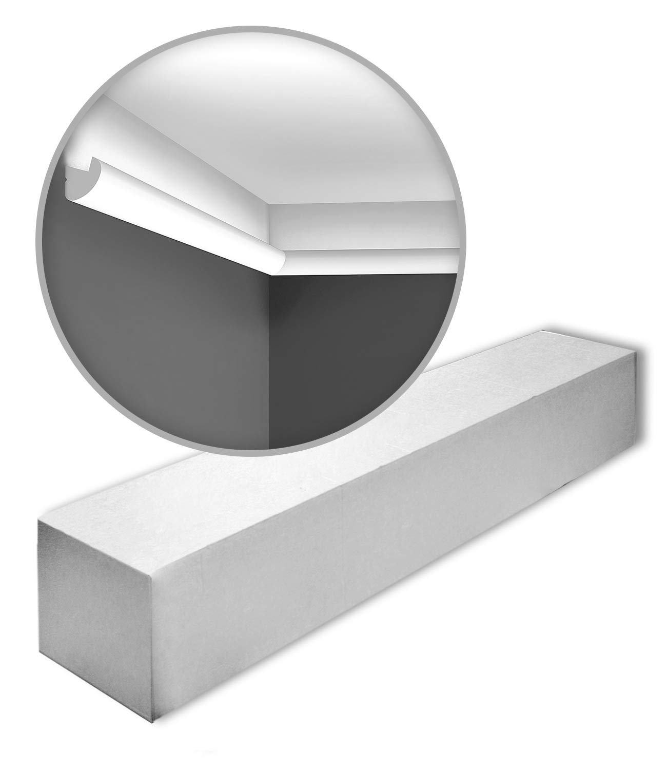 Moulures de plafond CX188 Orac en polystyrène HDPS aux finitions impeccables