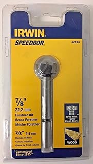 Reduced Shank Forstner Drill Bits - 7/8 forstner bit