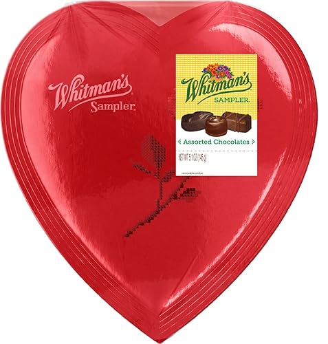 Whitmans, Caja de corazón surtido de chocolate, 5.1 onzas