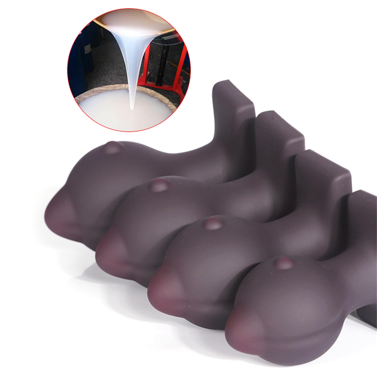 Nuovo Dildo Gigante Monster Dilatatore Anale Plug Anale con Ventosa – Plug Anale in Silicone Fantasy Dildo Anale for Uomini Donne(Black,XL)
