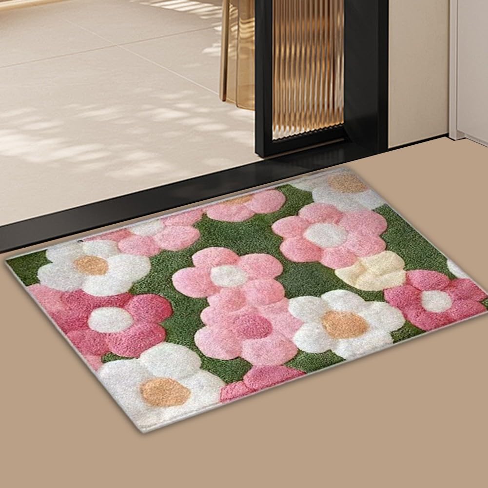 Paillasson doux et antidérapant pour cuisine, salle de bain, buanderie, décoration d'intérieur - 50 x 80 cm