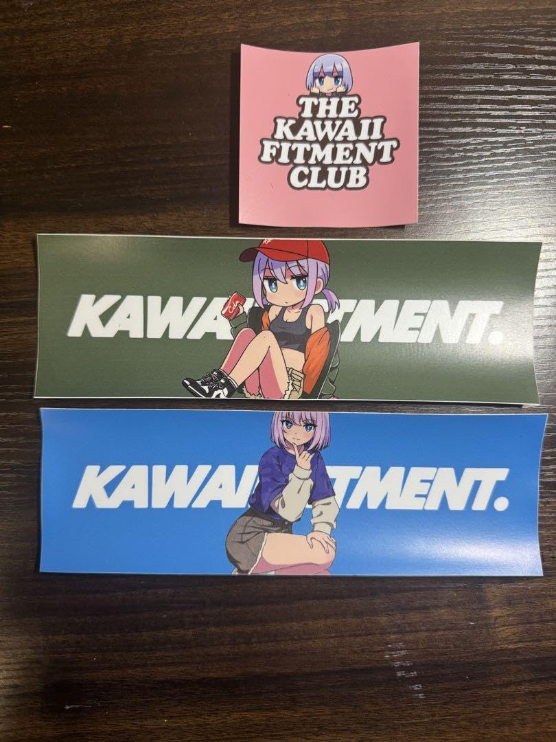 KAWAIIFITMENT ステッカーセット　新品17枚 Amazon.co.jp: KAWAIIFITMENT ステッカー3枚 : 文房具・オフィス用品
