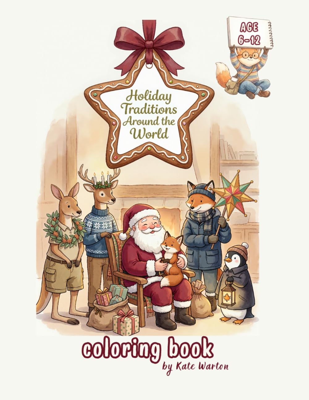 Holiday Traditions Around the World: A Cozy Winter Coloring Journey Through Global Celebrations