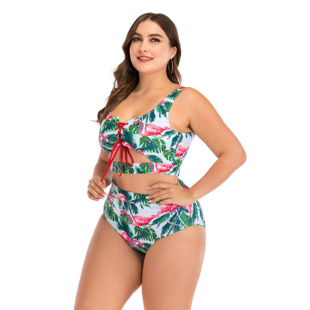 Elegancka i amerykańska odzież surfingowa bez rękawów, krem przeciwsłoneczny damski, moda kąpielowa, hot spring strój do nurkowania, kostium kąpielowy (zielony XL)