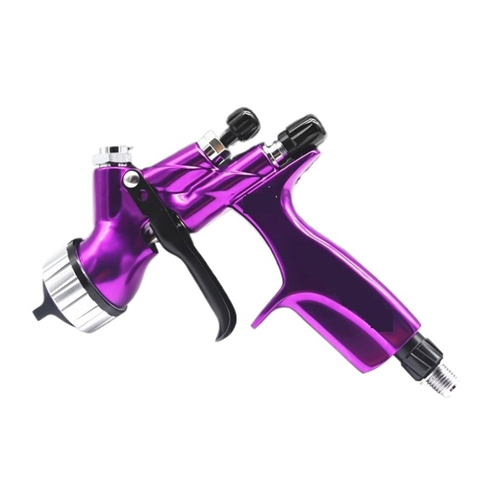 Pistolet Natryskowy Dysza Ze Stali Nierdzewnej 1,3 Mm Do Malowania Natryskowego/Farba Na Bazie Wody Sprężone Powietrze Narzędzia Pneumatyczne Lakier Samochodowy W Sprayu(Purple)