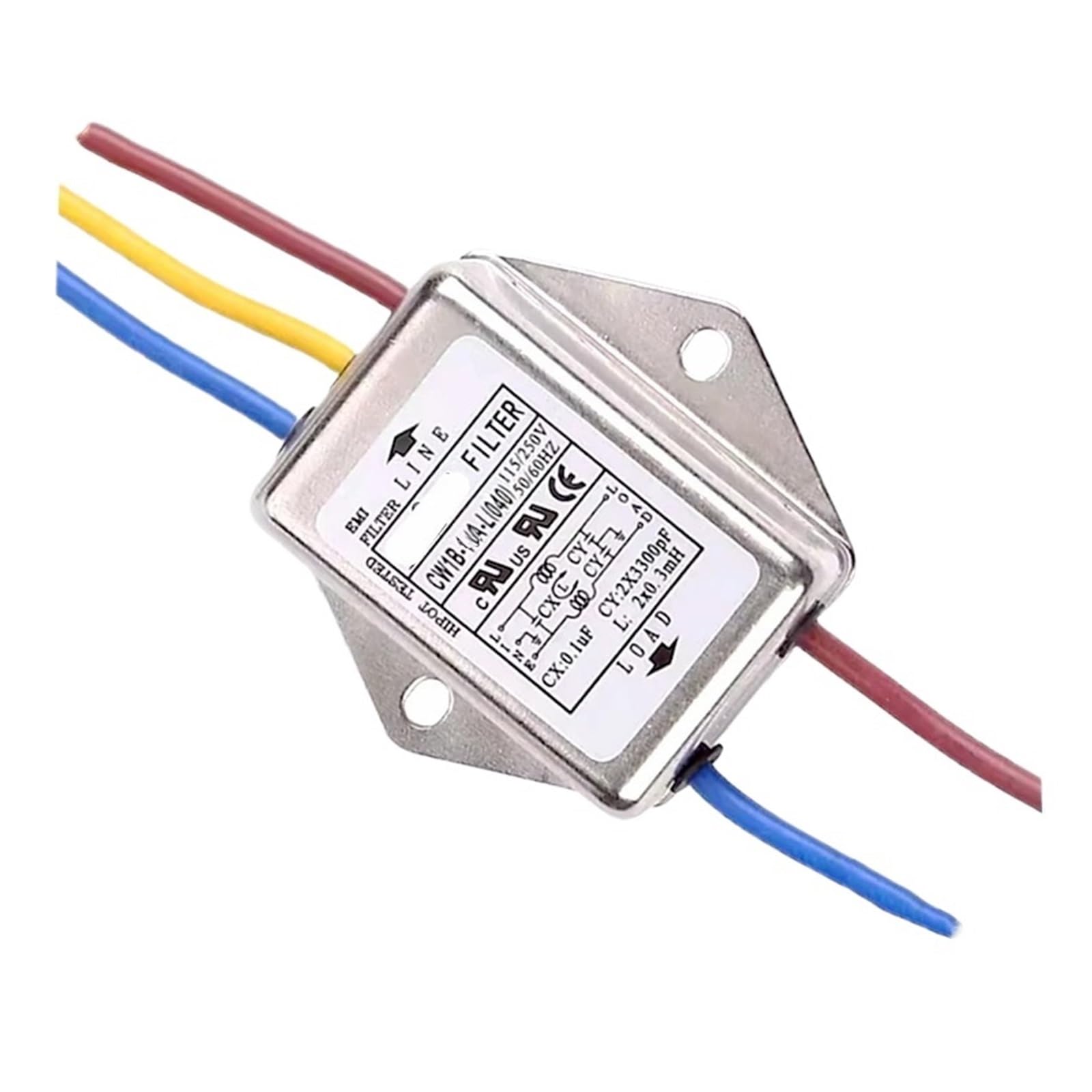 MBPAIHOP CW1B-3A/6A /10A-L(040) Anti-interference AC220V power supply filter line audio purifier CW1B-10A-L(CW1B-6A-L(040))