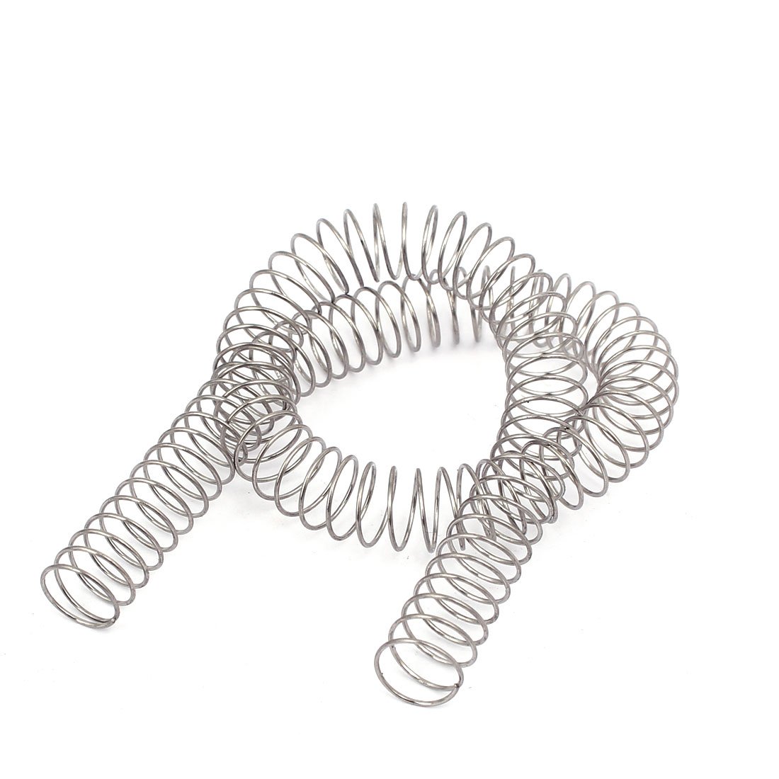 Aexit 0.6mmx10mmx305mm 304 Springs Stainless Steel Compression Spring Compression Springs Silver Tone