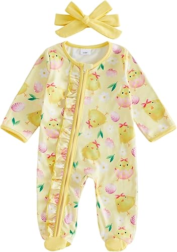 Kuriozud - Mameluco para recién nacido, unisex, con pie, de una pieza, pijama, mameluco para bebé