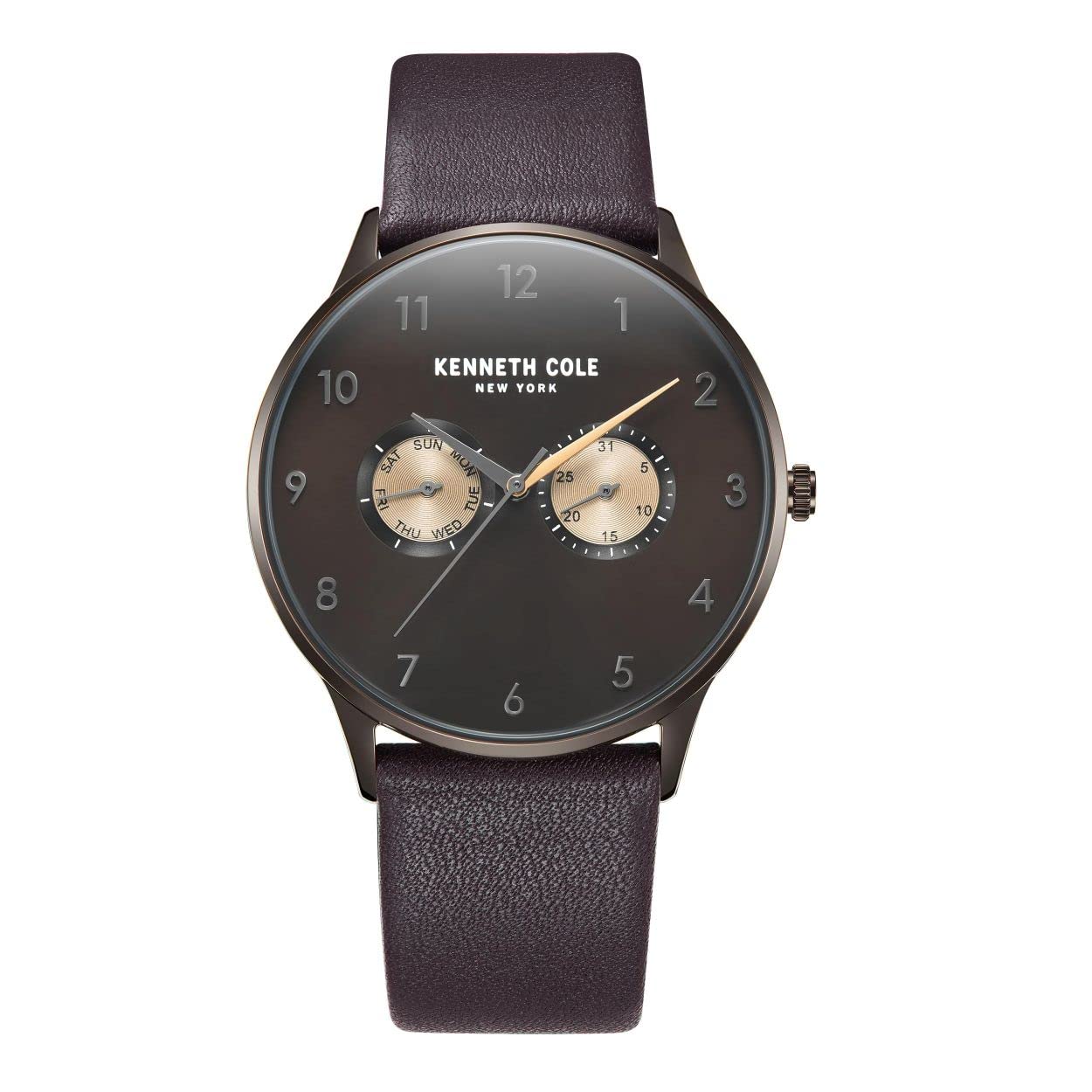 Kenneth Cole Analog Brown Dial Mens Watch-KCWGF2221302MN (B0BHW5PGBQ) Amazon Price History, Amazon Price Tracker