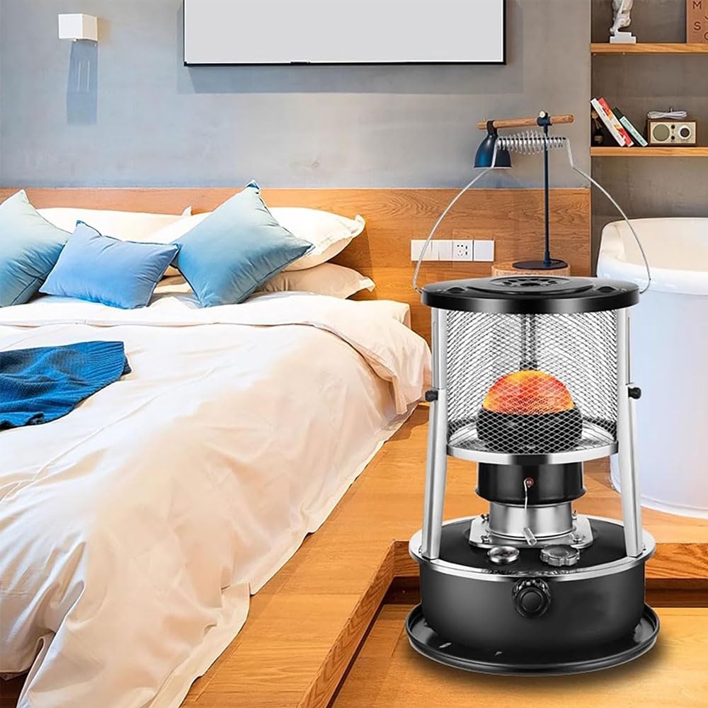 Petroleumofen Für Innenräume Tragbare Heizung Energiesparende Petroleumheizung Camping Zeltheizung Kochen Eisfischen-Red