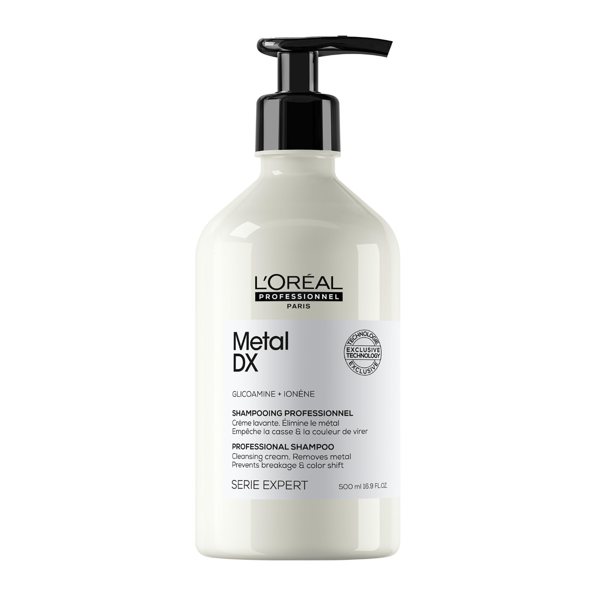 L'Oréal Professionnel Haarshampoo für farbbehandeltes Haar, Strahlende Farben & Glanz, Serie Expert, Metal DX Shampoo