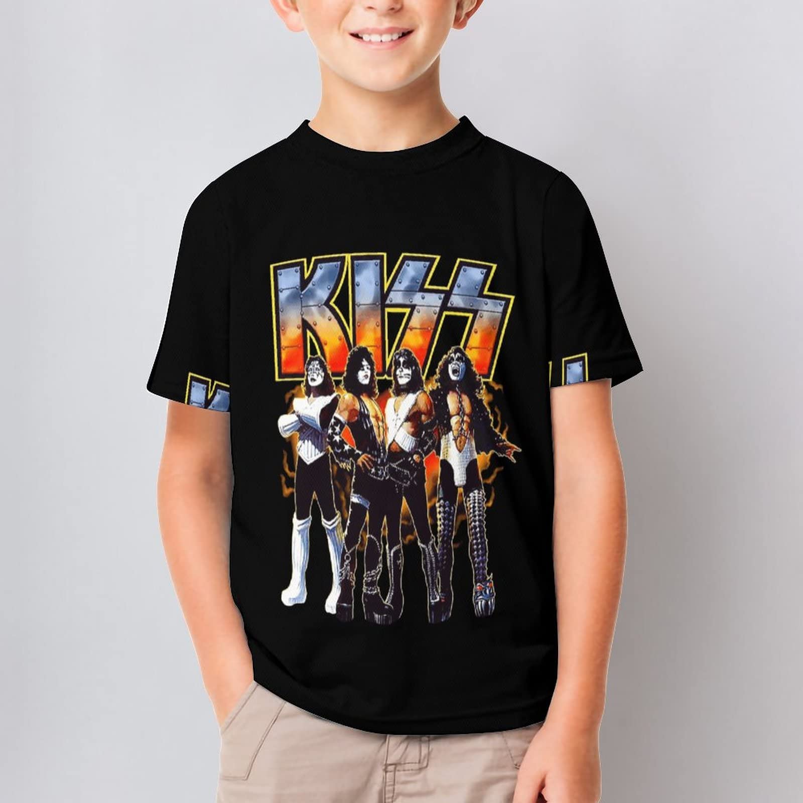 KISS Tシャツ キッス Tシャツ KISS キッス Tシャツ ワイドシルエット オーバーサイズ ビッグTシャツ