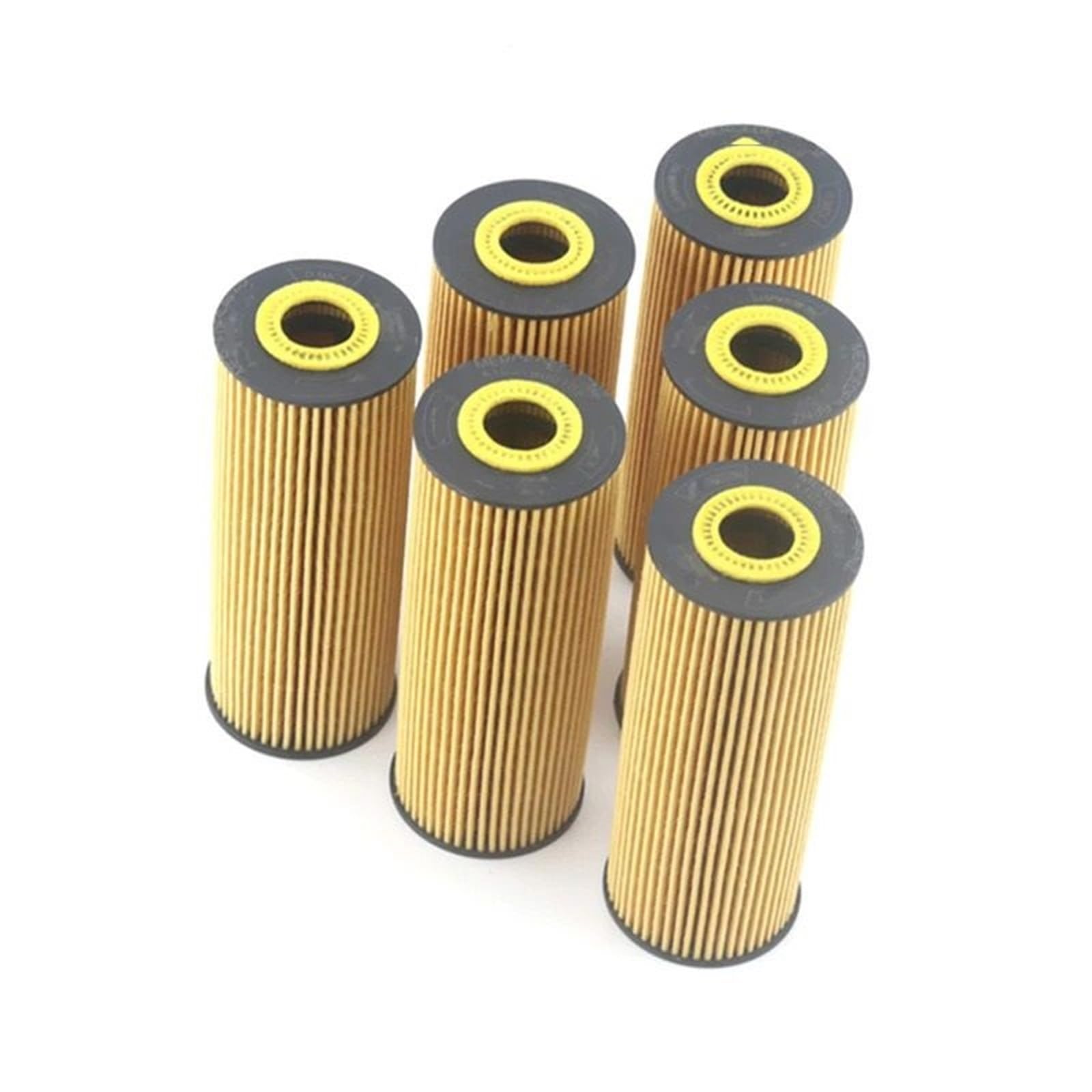 MOTOHIRO 3 uds 6 uds A1041800109 Conjunto de Filtro de Aceite for W163 W124 W202 W203 R170 S203 C200 C180 Piezas de automóvil Filtros de Aceite para vehículos (Size : 6PCS)
