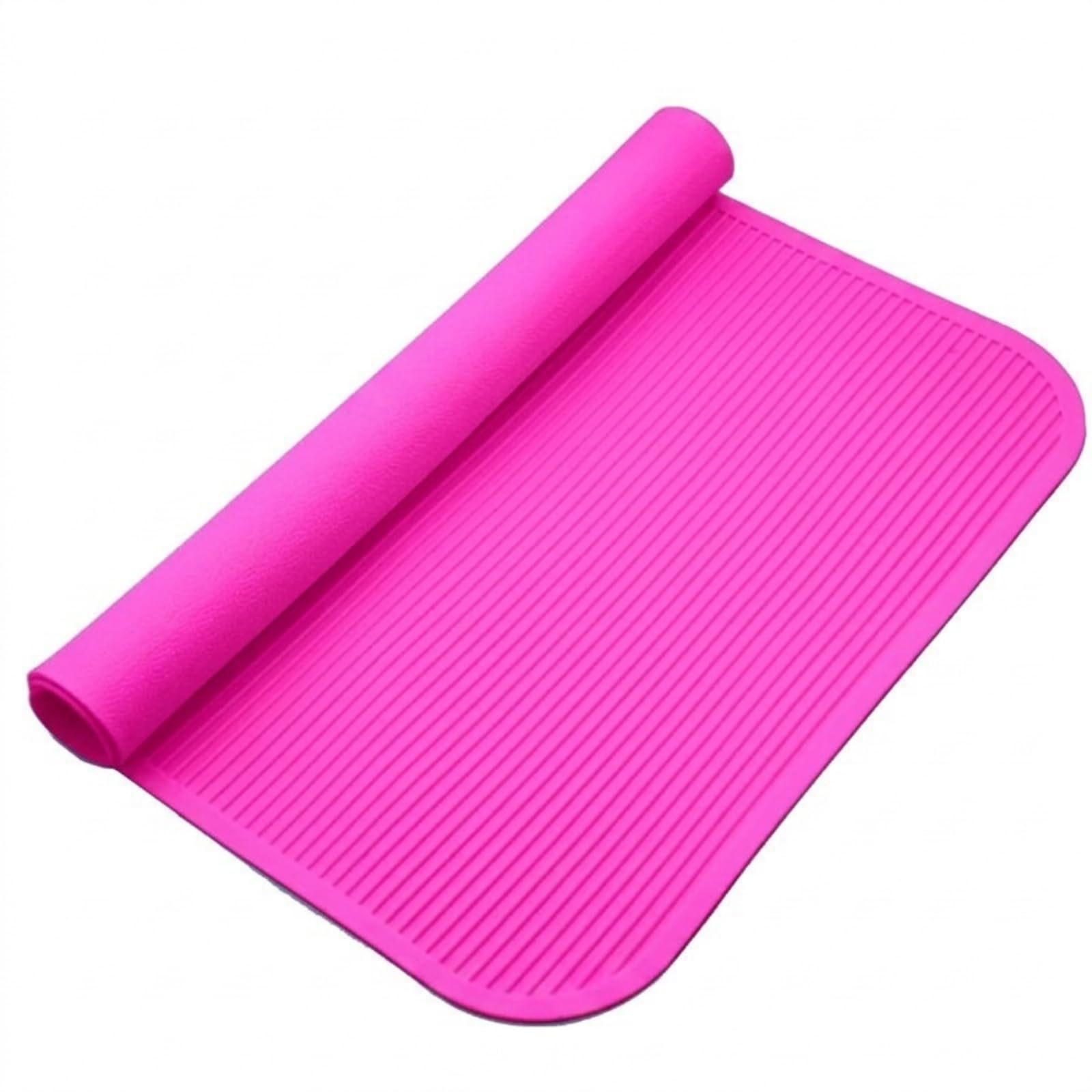 Griffig Pflegematte mit Rippenstruktur, Pink, Groß 42x70cm