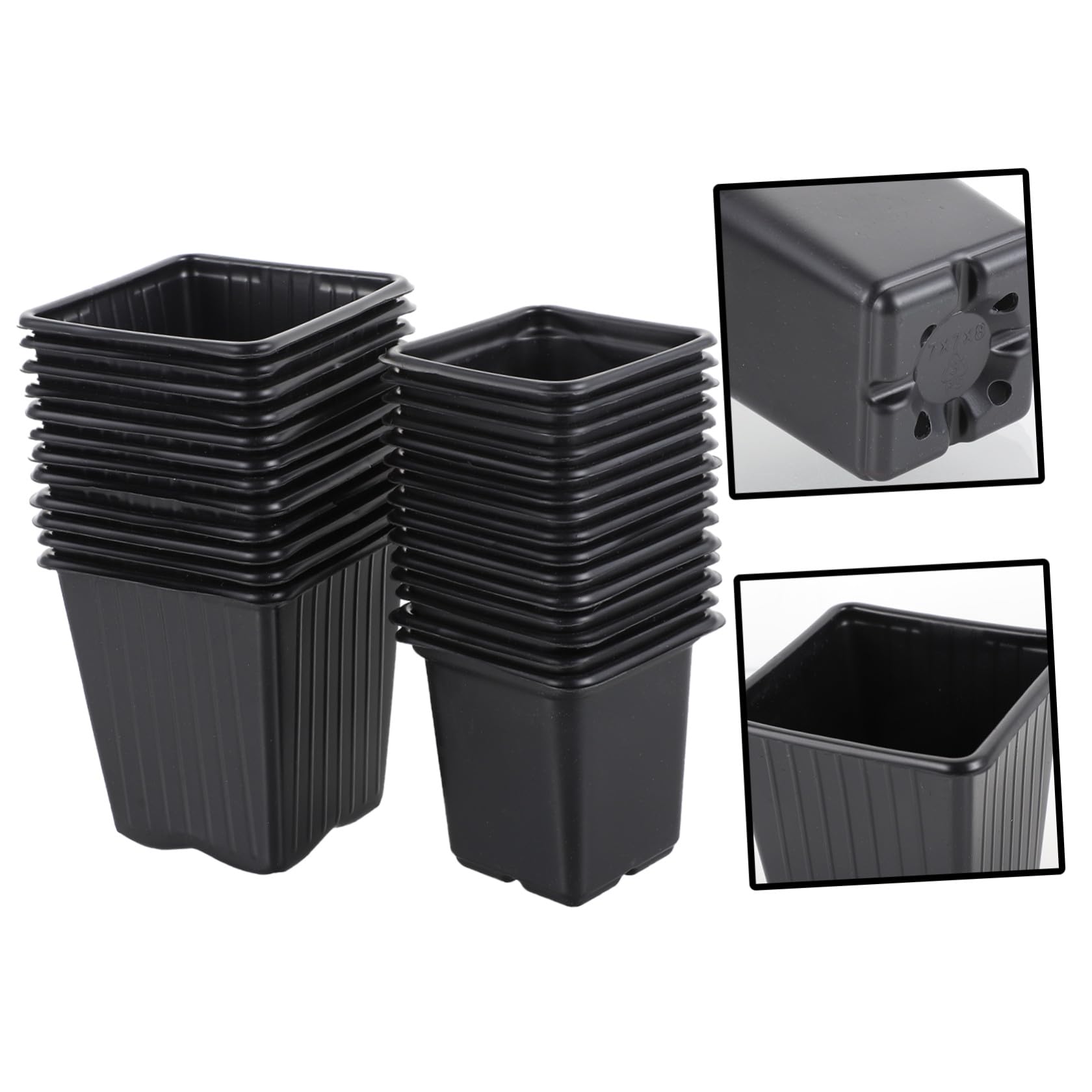 Hemobllo 27pièces Pot de Semis Plastique pour Germination des Plantes Bacs de Culture pour Pépinière Fournitures de Jardinage Plastique Pots de Semis pour Culture des Plantes