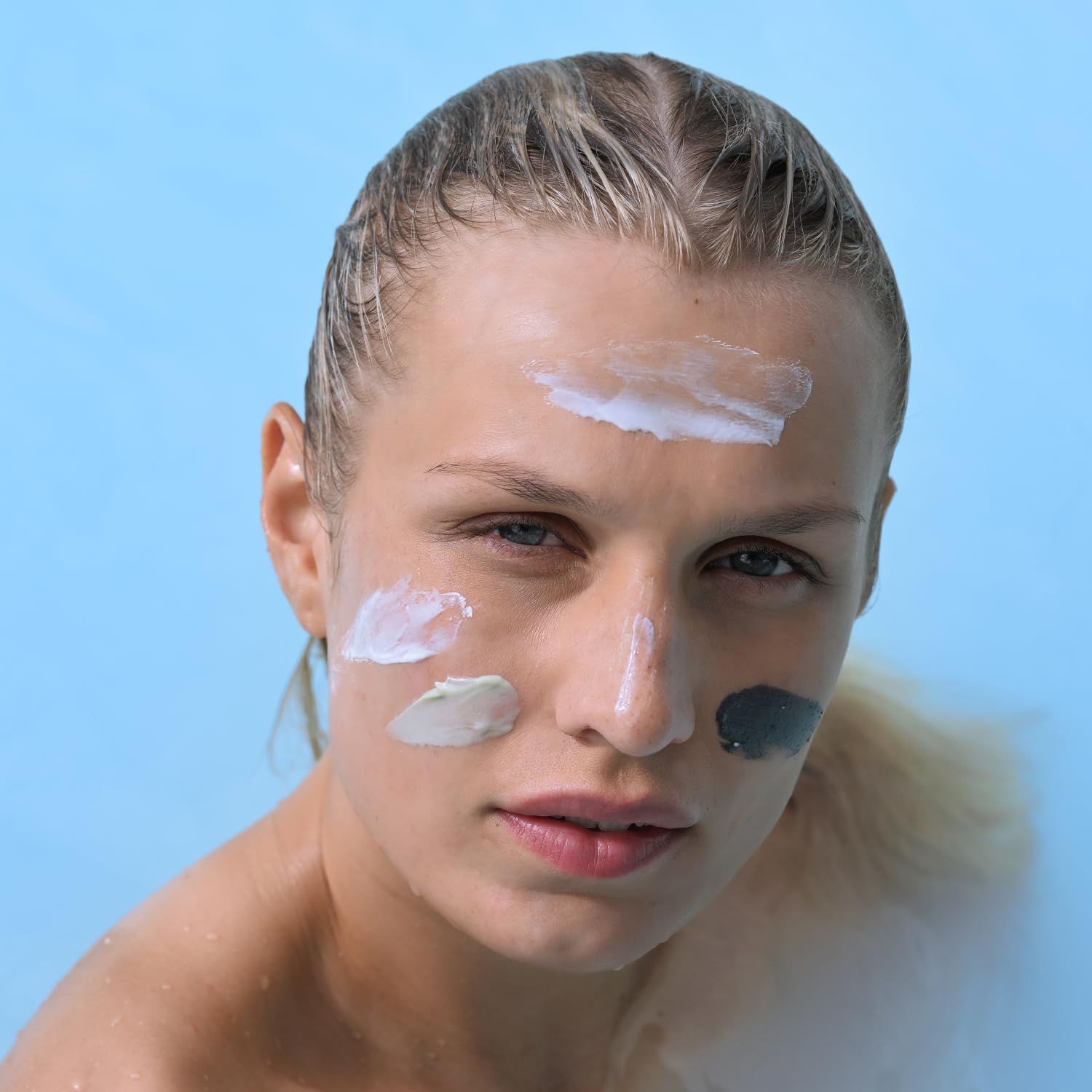Blue Lagoon Hautpflege Signature Masks - Bioaktive Gesichtsmasken - Silica Mud/Algae/Mineral/Lava Scrub Mask - Reinigung/Feuchtigkeit/Peeling & Pflege - Fullsize Set- 4 Stück, je 75ml