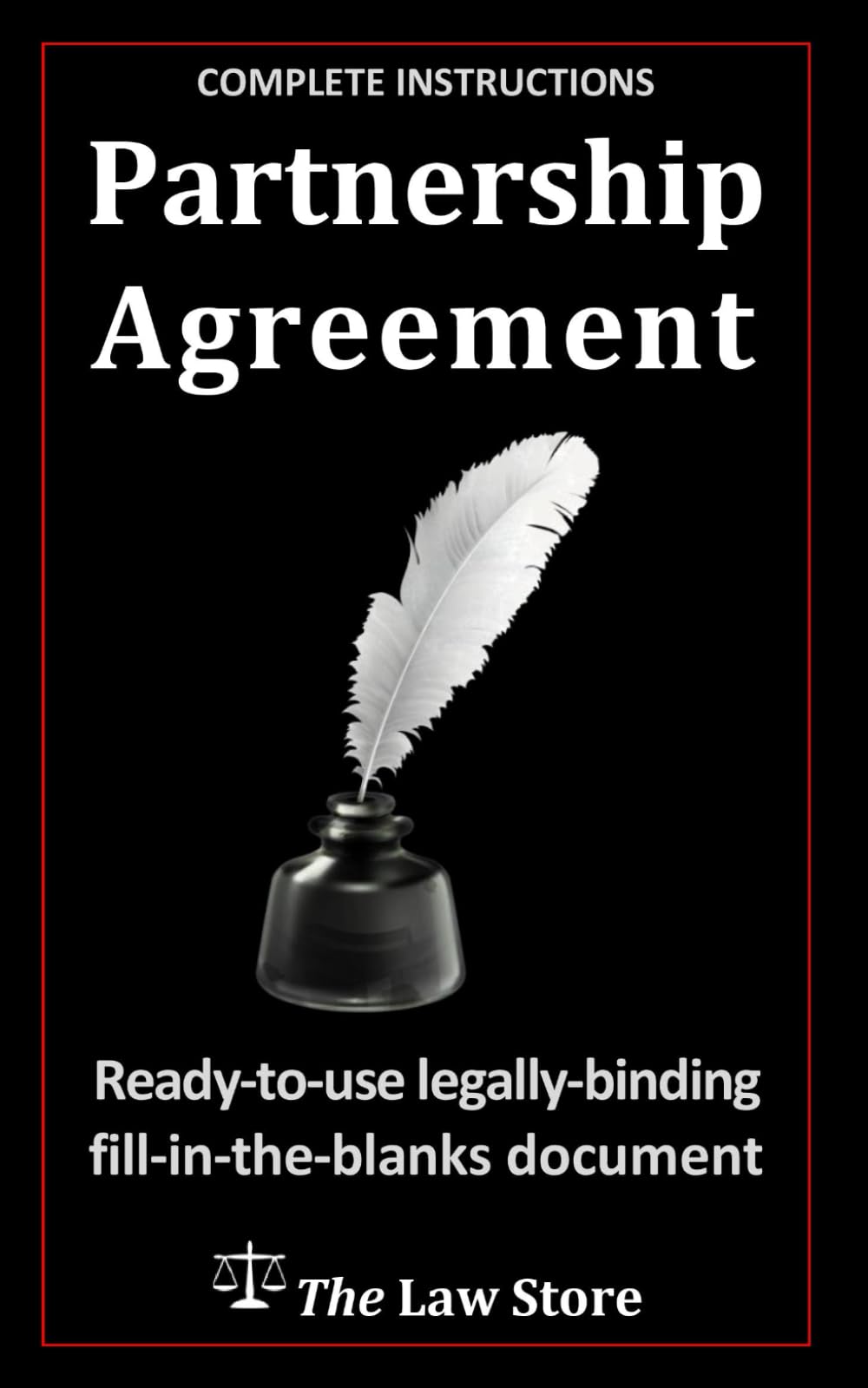 Partnership Agreement: Ready-to-use, legally binding, fill-in-the-blanks law firm template with instructions.