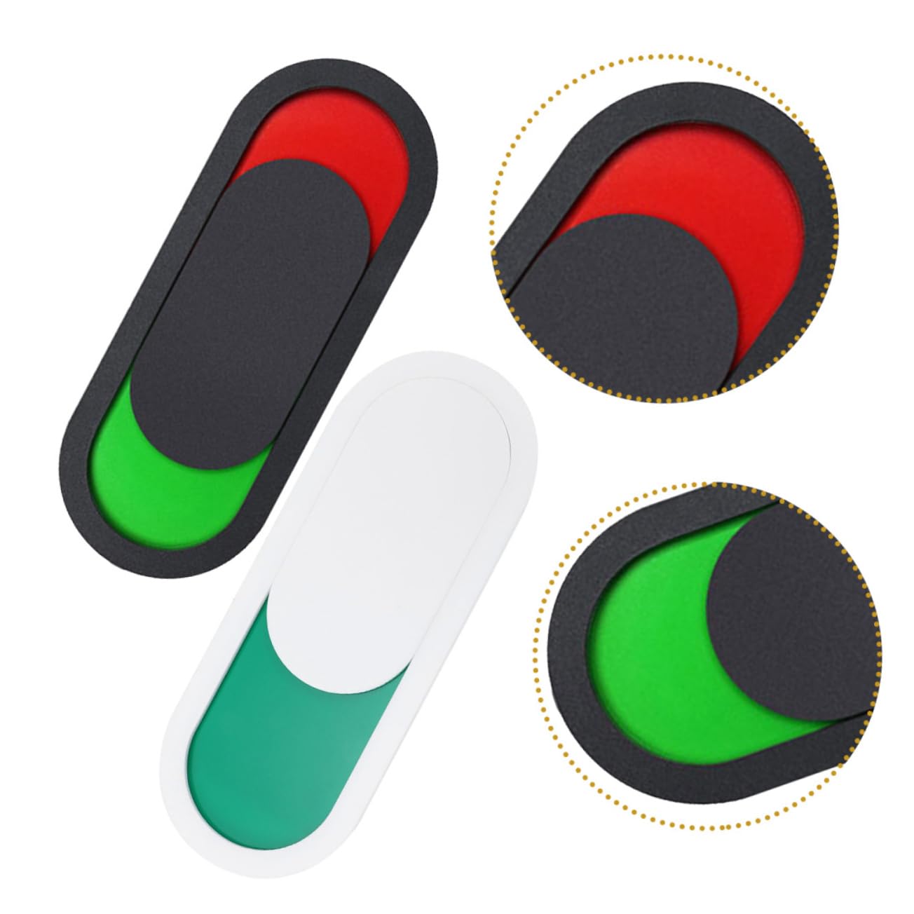 Uonlytech 5 Series Estado De Cambio De Número De Casa Control Deslizante Decoración Del Baño Condujo Para Señal De La Puerta De La Oficina Señal De Baño En Uso Plexiglás 6 Piezas X 5