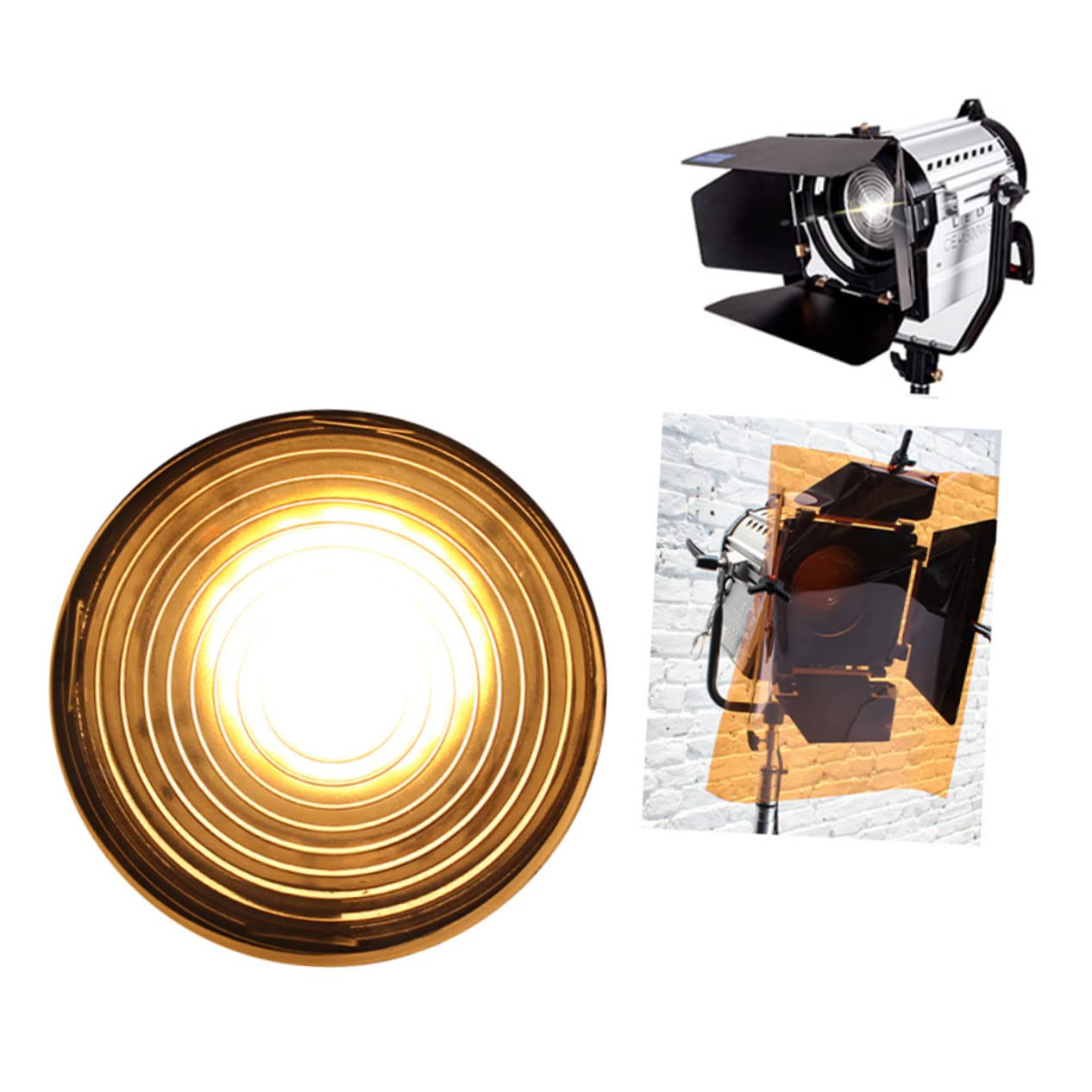 Uonlytech 4stücke Lichtfilter Transparente Farbfolien für Bühnenfotografie Film und Videoanwendungen Korrekturlichtfolien