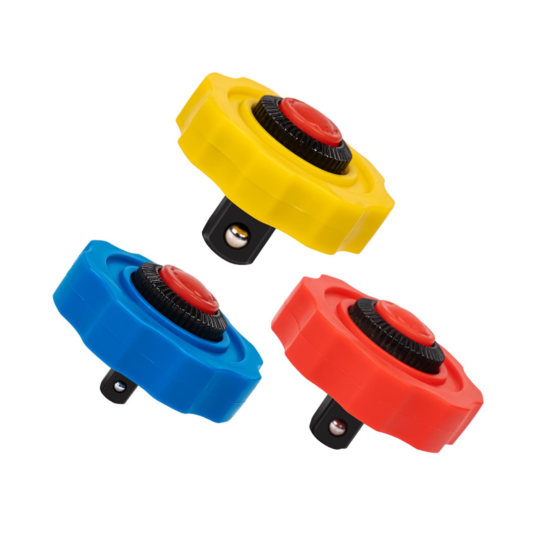 Set di 3 mini chiavi a cricchetto a leva, 1/2", 3/8", 1/4", in acciaio al carbonio, mini chiave a cricchetto per spazi ristretti