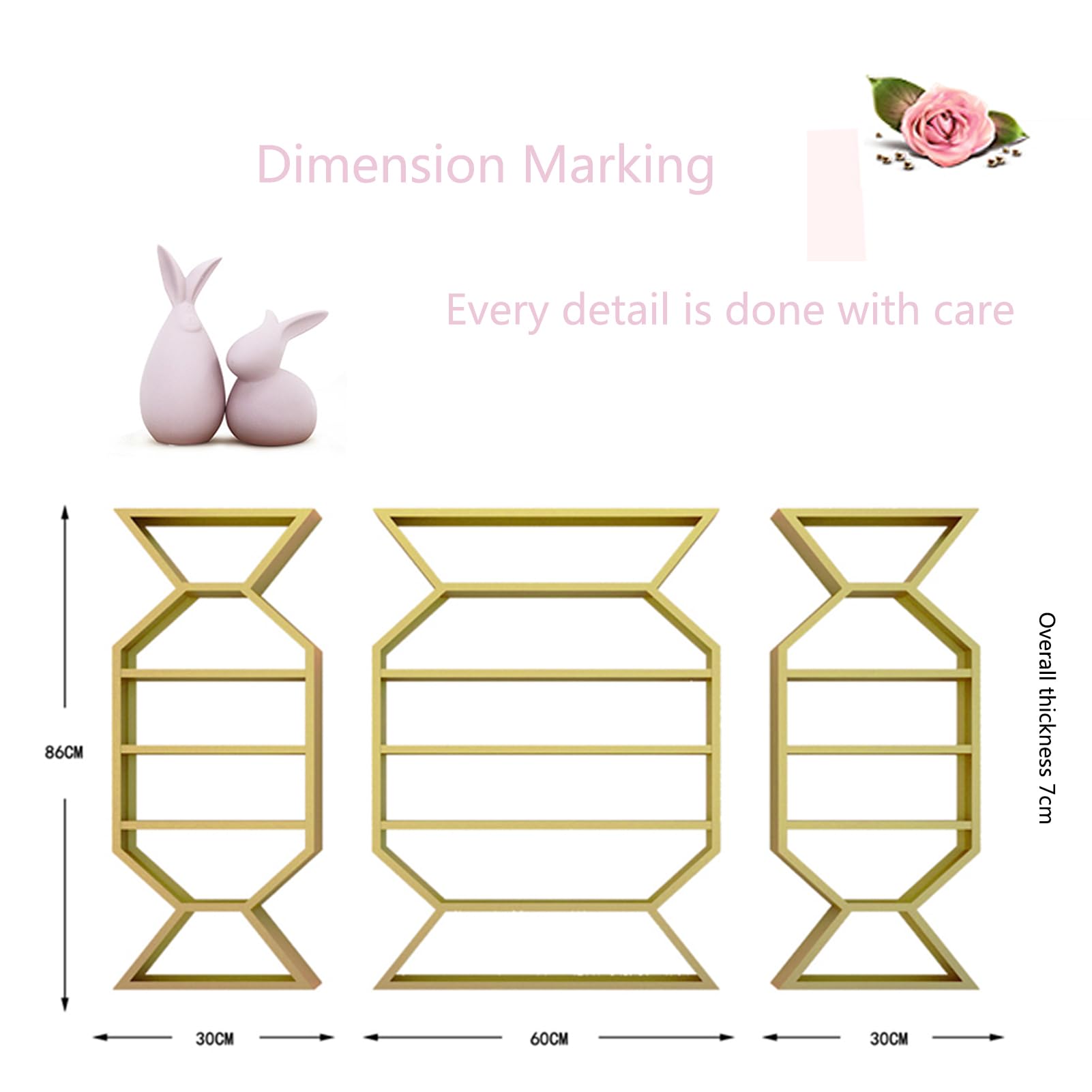 Porta Smalto in Metallo, Espositore da Parete A Forma di Caramella per Smalto, Organizzatore Multifunzionale per Oli Essenziali E Cosmetici, per Uso Domestico E in Negozio,Nero