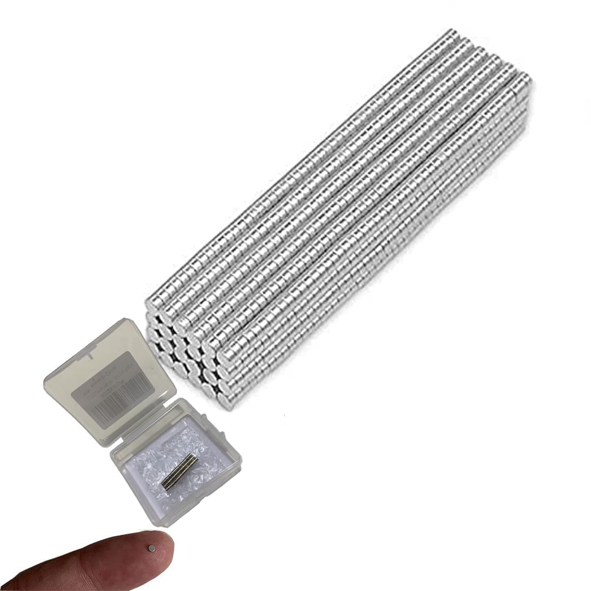 Premium Magnet Small Round Magnet 100 pcs 2x2 mm Round Disk Whiteboard Magnets for Refrigerator, Fridge, Office Supplies, DIY Projects, Arts & Crafts 2x2 mm 100 PCS-image-45