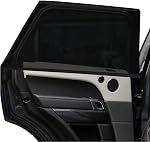 2Pack Couverture de fenêtre de voiture Mesh 34" à 43", Fenêtre écran côté fenêtre de soleil voiture ombre pour le camping nuit sommeil bébé alimentation, adapté pour la plupart des VUS