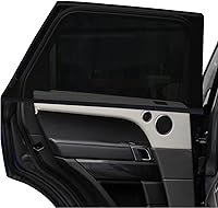 Vista 1 de Paquete de 2 cubiertas de malla para ventana de automóvil de 34" a 43", protector solar de pantalla de ventana lateral para automóvil para camping