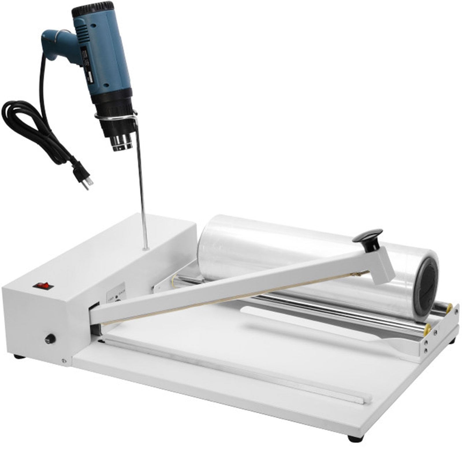 WACLMOTAKE 12"/18"/24" Shrink Wrap Machine, 450W/530W/800W Heat Sealer Machine Packaging Sealing Machine with 2000W Heat Gun, Temperature Adjustable Wrap Bag Sealers SKA300