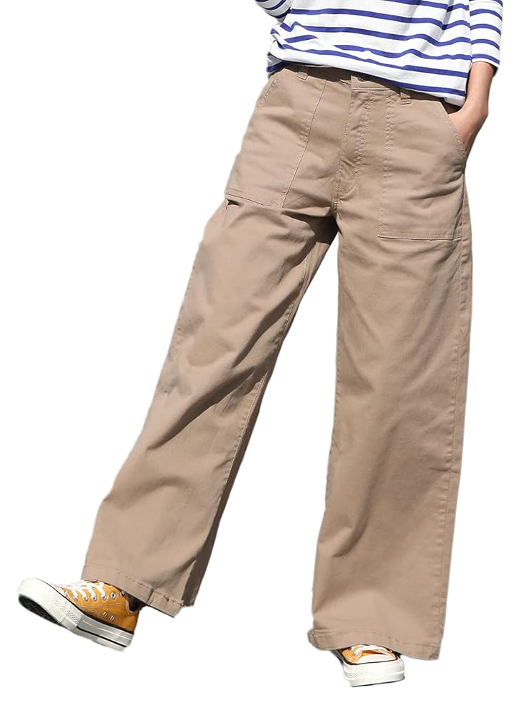 パラスパレス コットンセミワイドストレートパンツ 3 ベイカーパンツ パラスパレス コットンセミワイドストレートパンツ 3 ベイカー