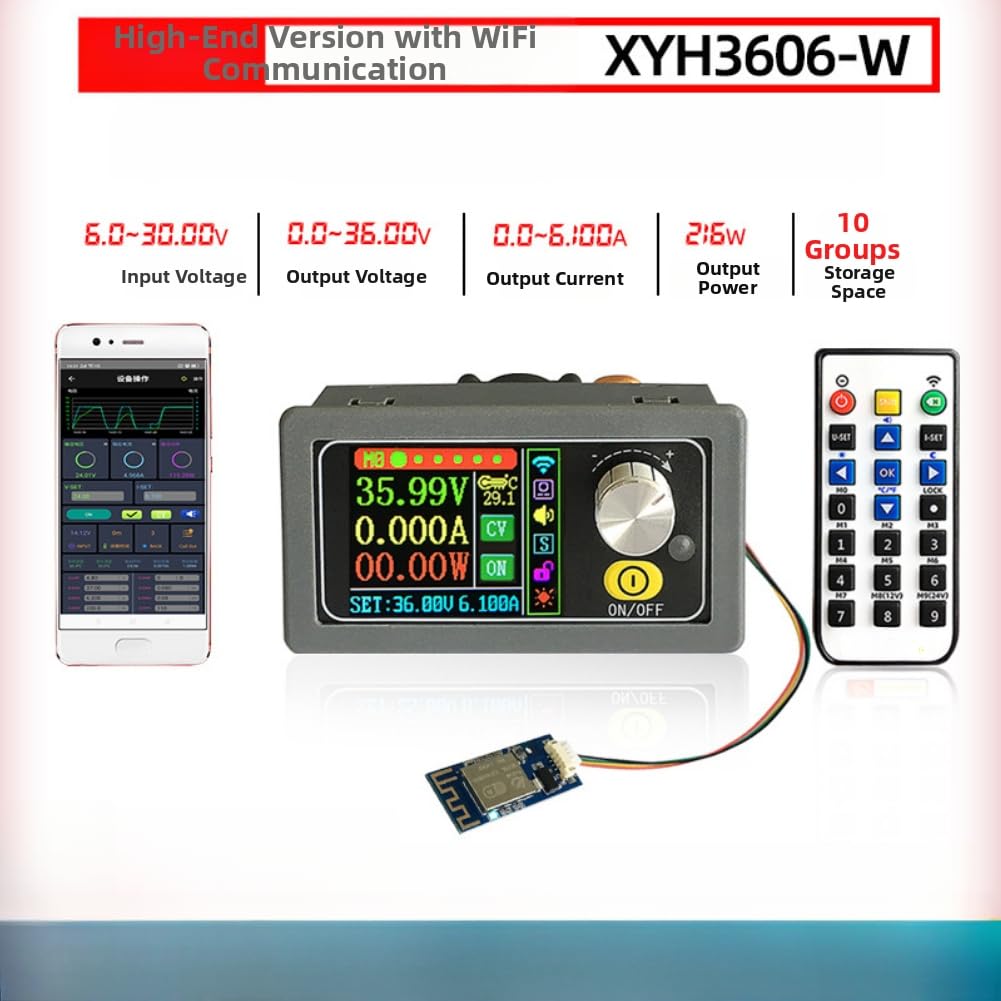 Alimentatore di corrente costante 216 W regolabile 0-36 V (senza WiFi)