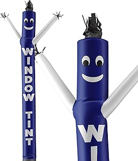 LookOurWay Air Dancers Inflatable Tube Man Attachment - 20 Feet Tall Wacky Waving Inflatable Dancing Tube Guy for Business Promotion (Blower Not Included) - Window Tint